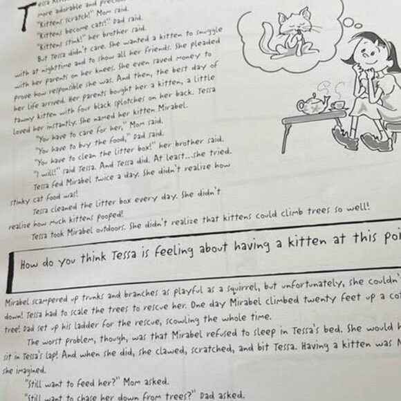 JUST GIRLS READING COMPREHENSION - Picture 7 of 7